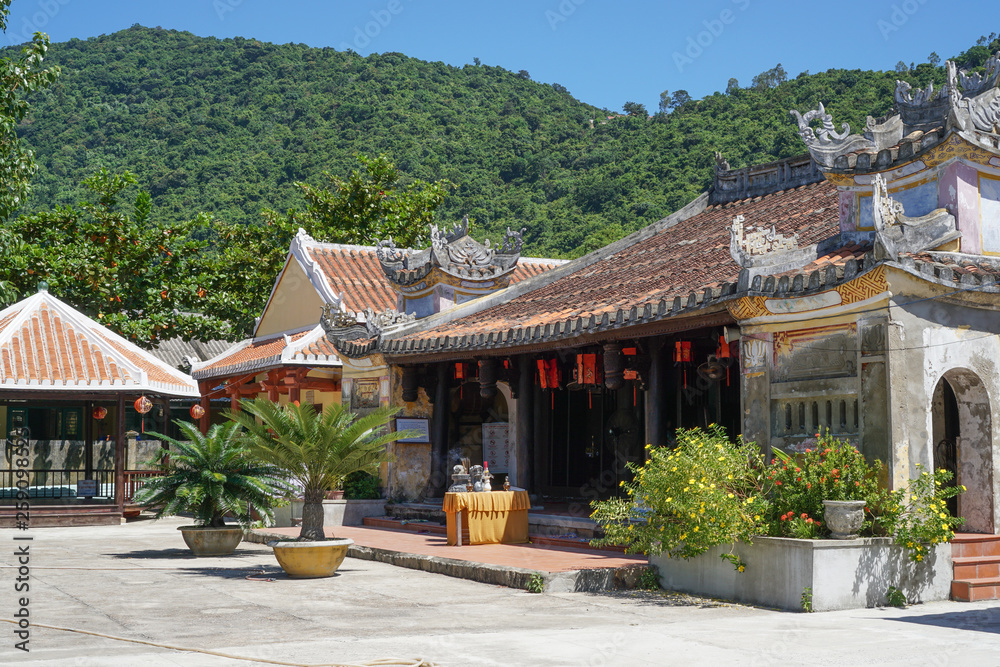 Hai Tang pagoda in Cham Islands, Quangnam Province, Vietnam