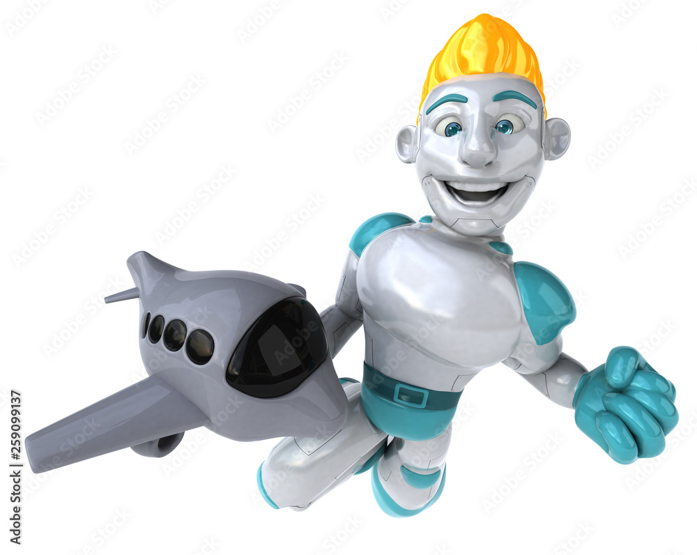 Robot - 3D Illustration Robot - 3D Illustration