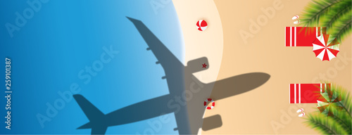 Sommerurlaub Flugreise