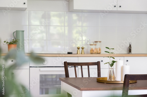 Contemporary white kitchen