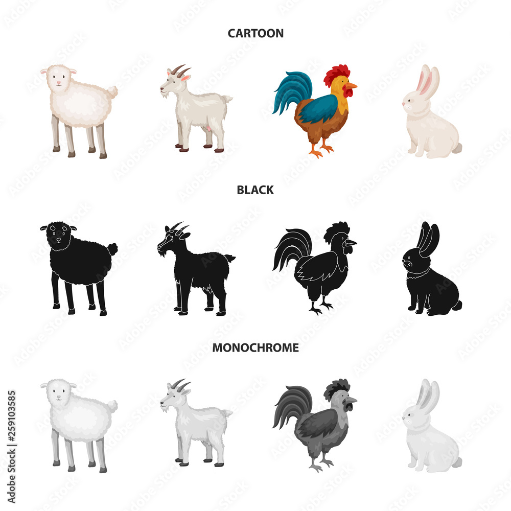 Vector design of breeding and kitchen icon. Set of breeding and organic stock symbol for web. Vector design of breeding and kitchen icon. Set of breeding and organic stock symbol for web.