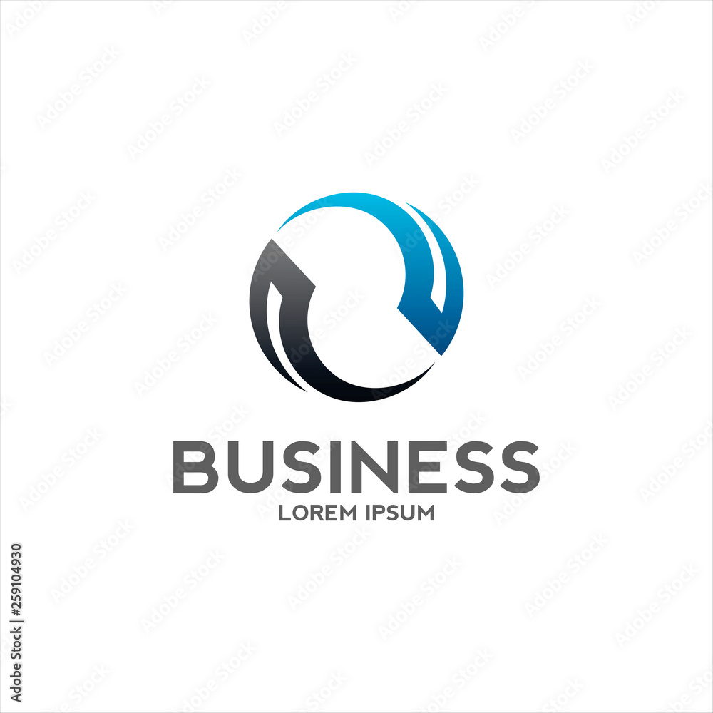 circle vortex logo design business company