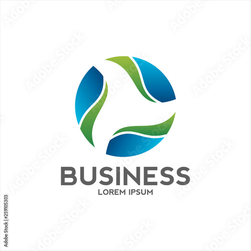 Free Download circle vortex logo design business company - GFXLoad