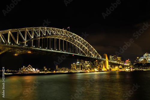 sydney harbour bridge at night © Mariia