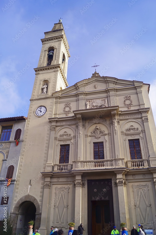 Collegiate Church of San Lorenzo, Montevarchi, Tuscany, Italy