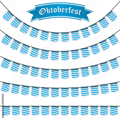 different Oktoberfest garlands