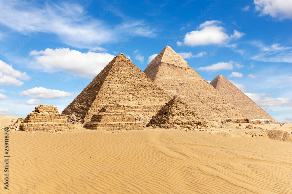 Fototapeta Egypt, the Great Pyramids of Giza view