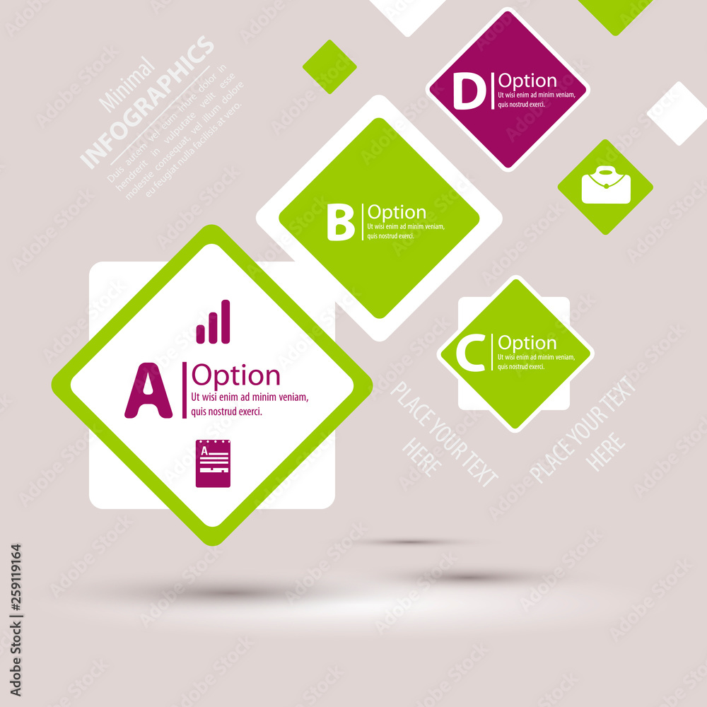 Modern design infographic template. Modern design infographic template.