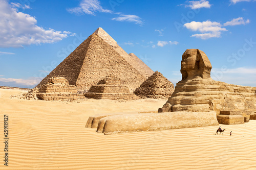 The Pyramids of Giza and the Sphinx, Egypt