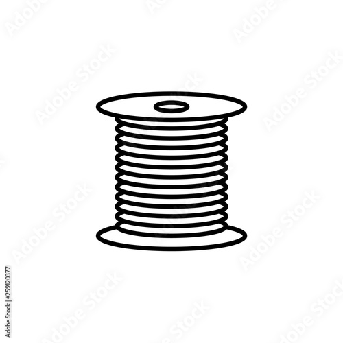 Fiber optic cable bobbin
