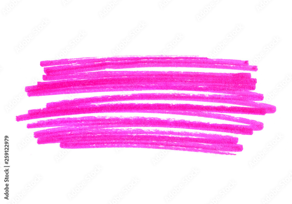 Abstract pink handmade touches texture on white Abstract pink handmade touches texture on white