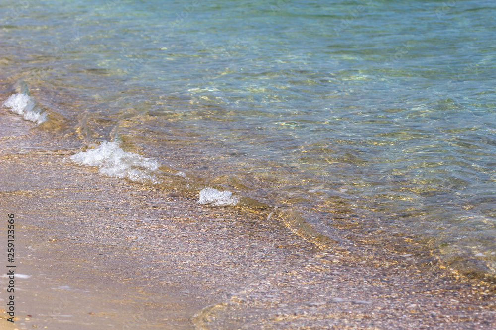 Pure water. Clear sea. Sea coast. Black Sea in Ukraine. Odessa region. Seascape in the town of Chernomorsk. Wet landscape. Waves on the coast. Pure water. Clear sea. Sea coast. Black Sea in Ukraine. Odessa region. Seascape in the town of Chernomorsk. Wet landscape. Waves on the coast.