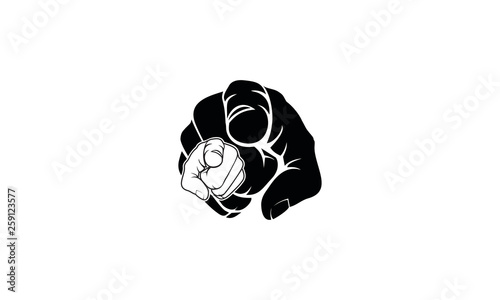 Hand vector logo