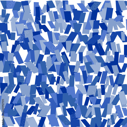 Abstract image of blue rectangles 