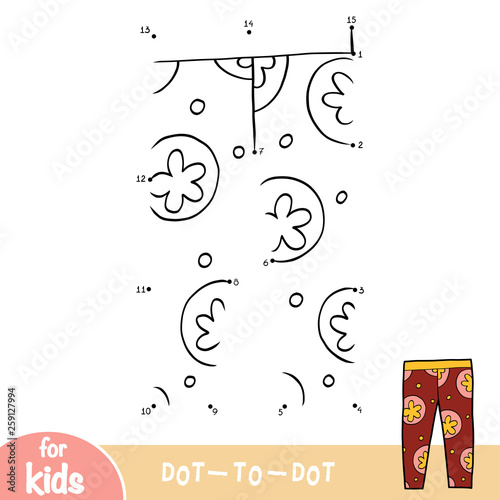 Numbers game, education dot to dot game, Leggins