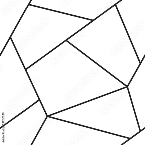 Geometric minimalist pattern