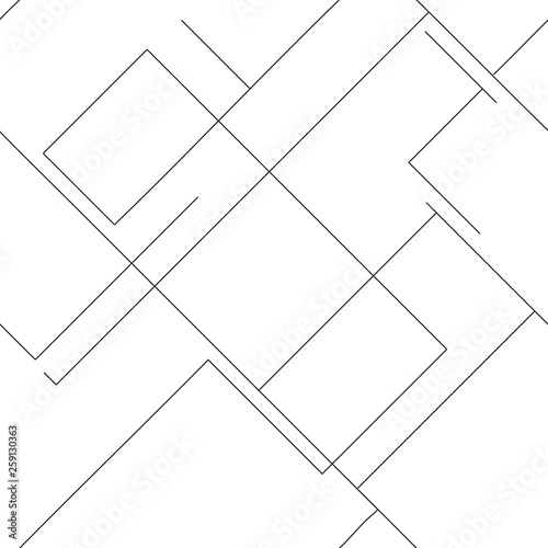 Geometric minimalist pattern