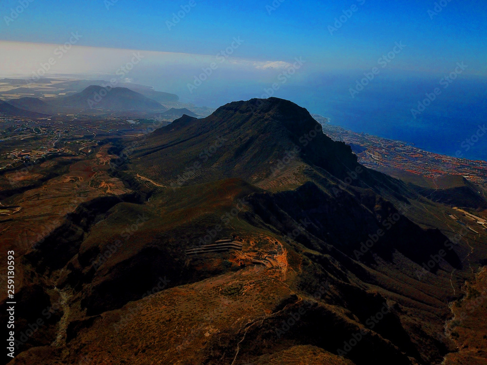Fototapeta premium Teneriffa mit der Drohne