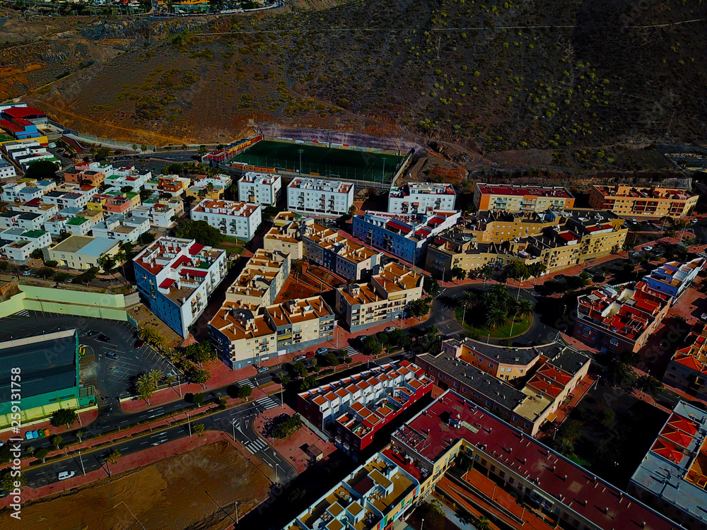 Fototapeta premium Teneriffa mit der Drohne