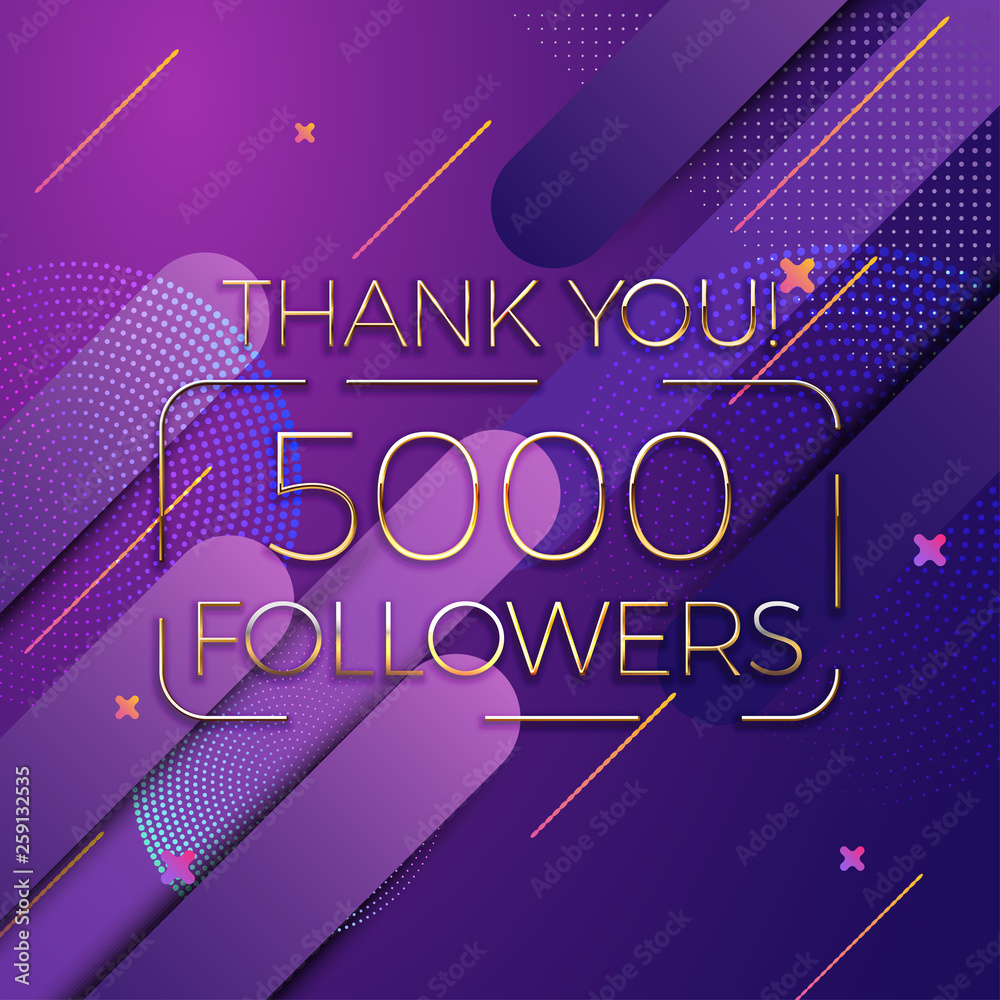Thank you followers social media background. Dynamic wallpaper with golden text. SMM business design template. Vector illustration. Stock Vector | Adobe Stock Thank you followers social media background. Dynamic wallpaper with golden text. SMM business design template. Vector illustration. Stock Vector | Adobe Stock
