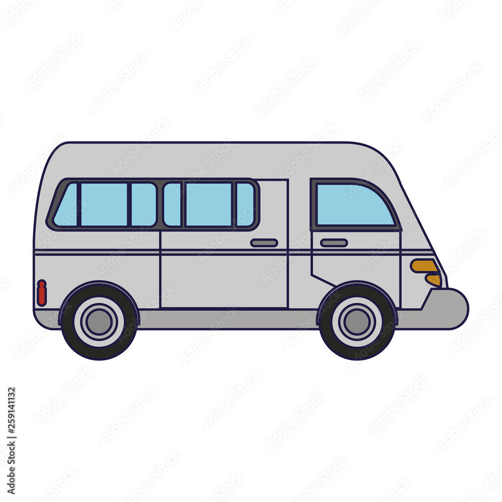 Van vehicle sideview symbol