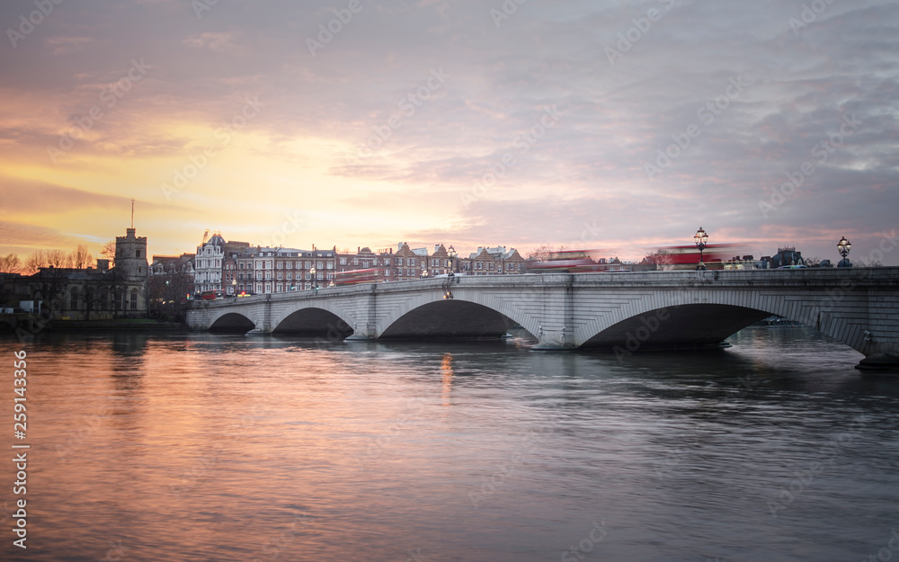 London- Putney Bridge between Putney & Fulham in south west London London- Putney Bridge between Putney & Fulham in south west London