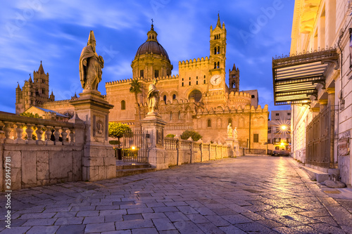 Palermo cathedral, Sicily, Italy photo