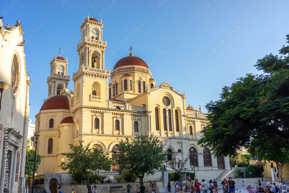 basilica iraclion crete greece