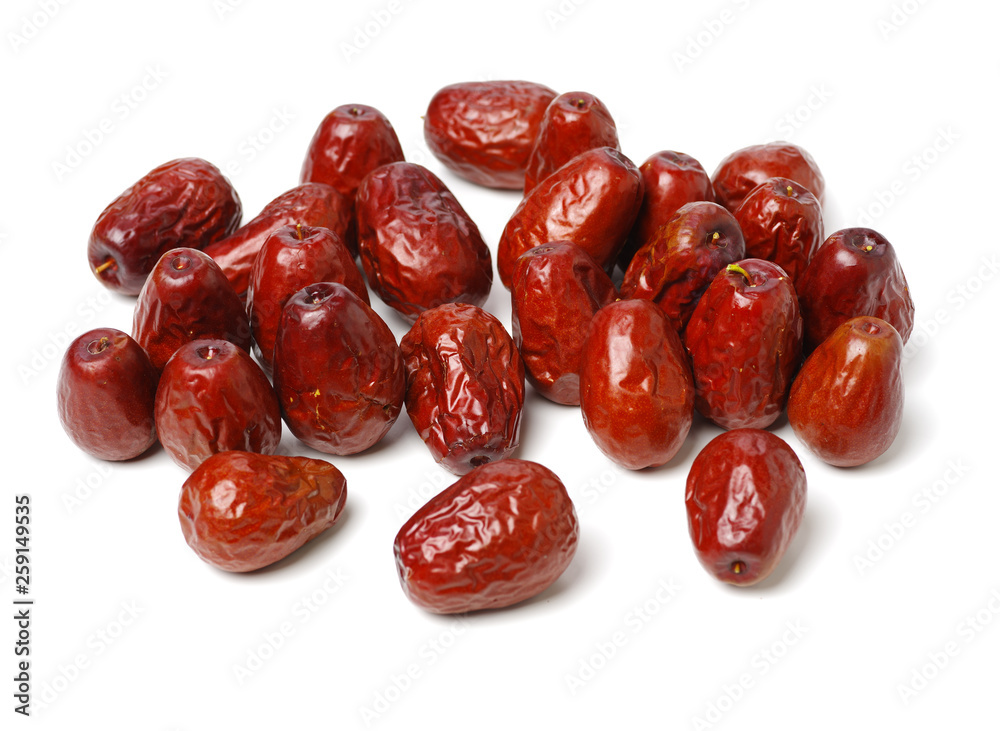 red date on white background red date on white background