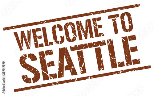 welcome to Seattle stamp