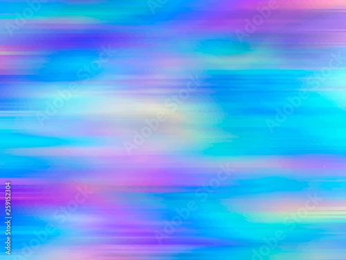 Vector abstract holographic background 80s - 90s, trendy colorful texture in pastel, neon color design. Template design cover, book, printing
