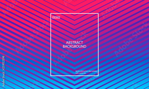 Minimal poster design. Geometric halftone gradient. Modern style abstraction. Gradient line background