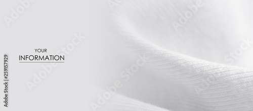 White warm fabric texture material sweater pattern blur background photo