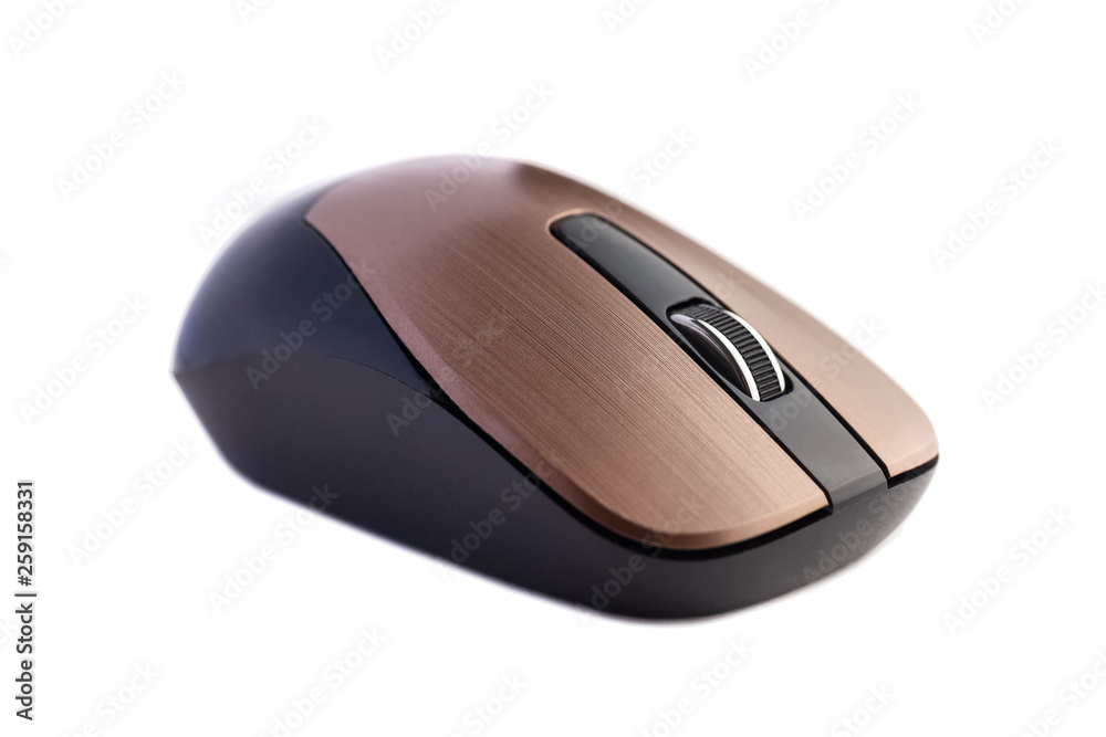 Wireless computer mouse isolated on white background Wireless computer mouse isolated on white background