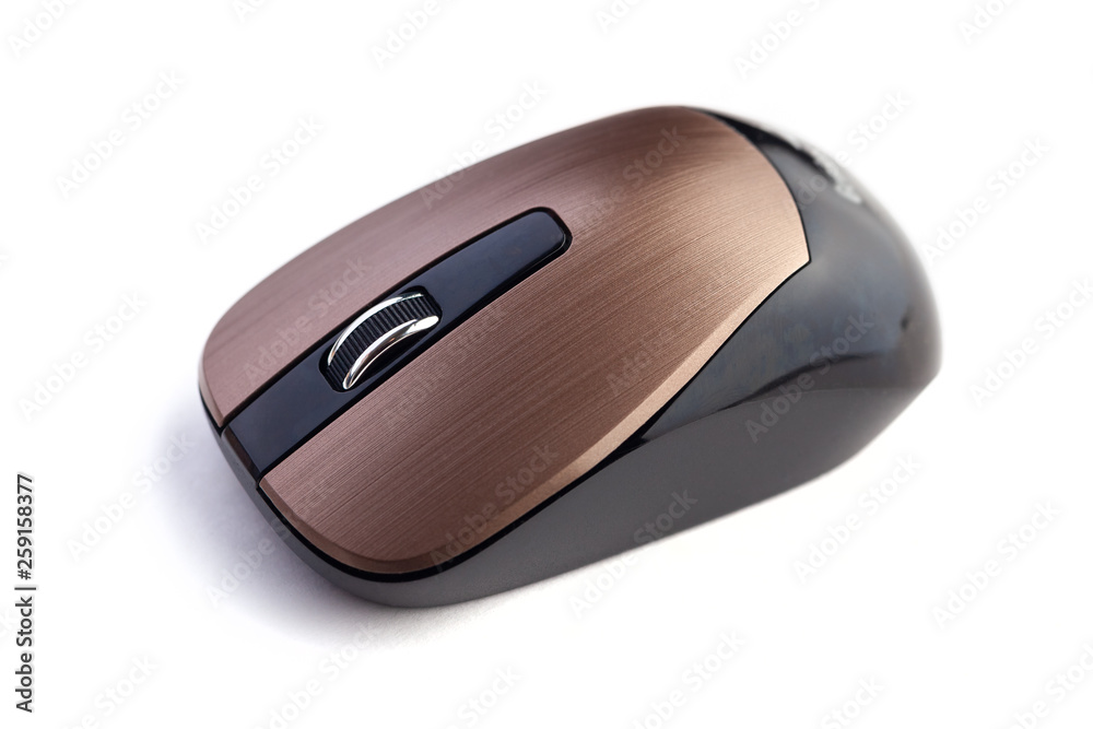 Wireless computer mouse isolated on white background Wireless computer mouse isolated on white background