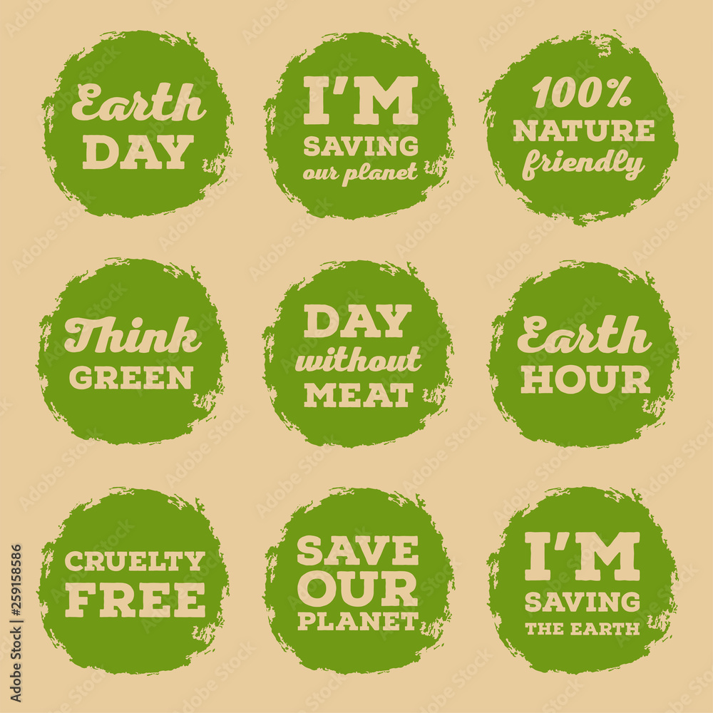 Earth day stamps