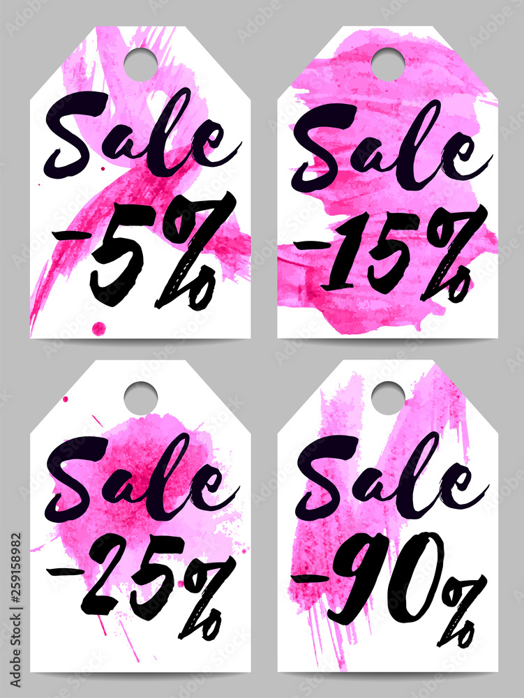 Bright sale tags collection