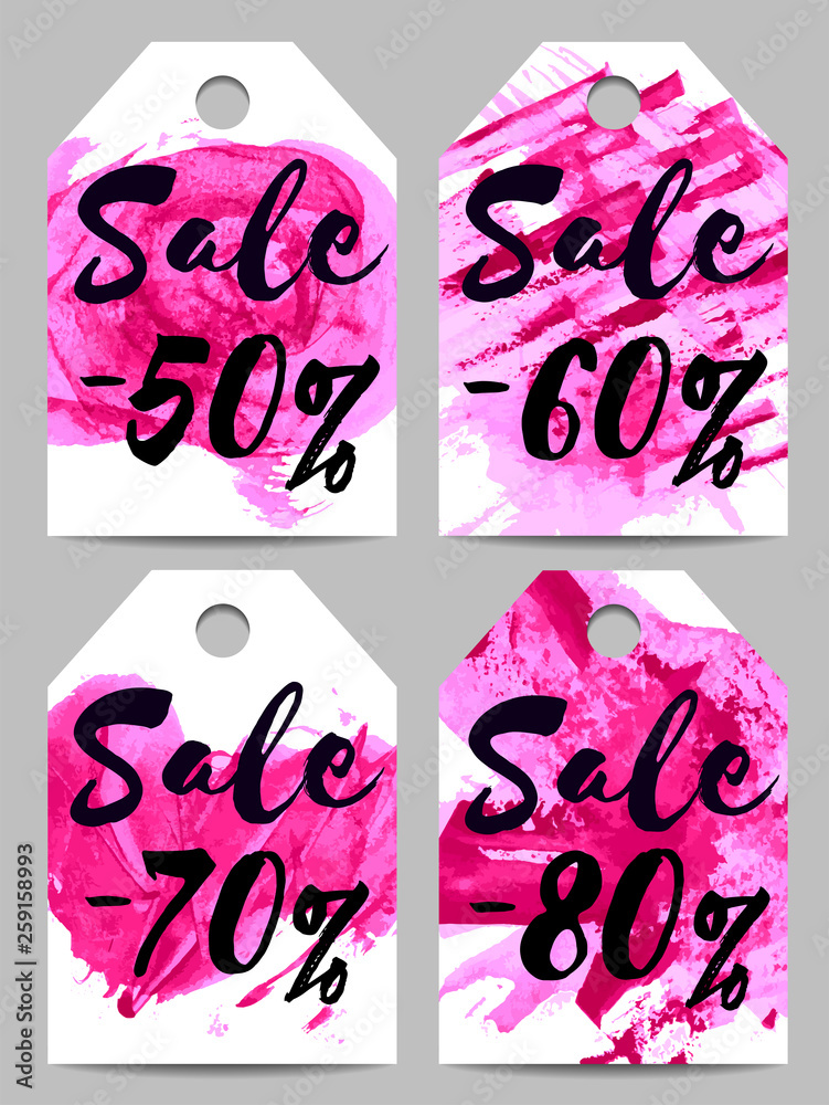 Bright sale tags collection