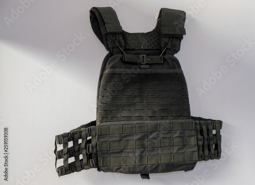 Foto Bullet proof vest for security forces at display