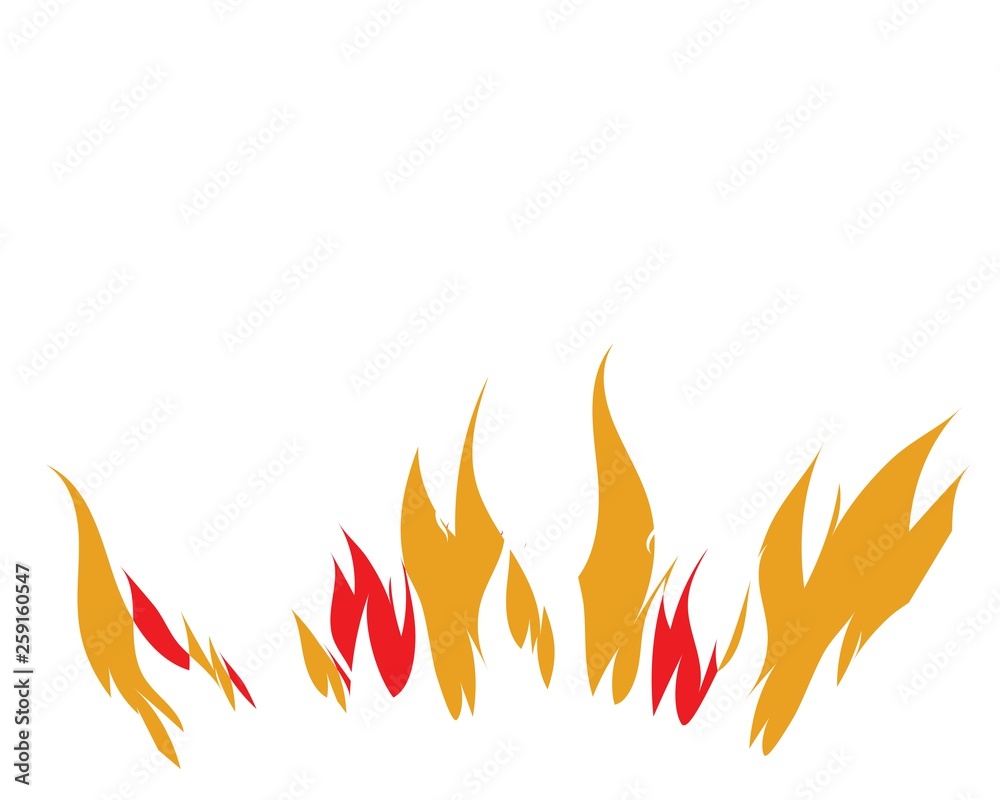 Fire flame Logo Template illustration Fire flame Logo Template illustration