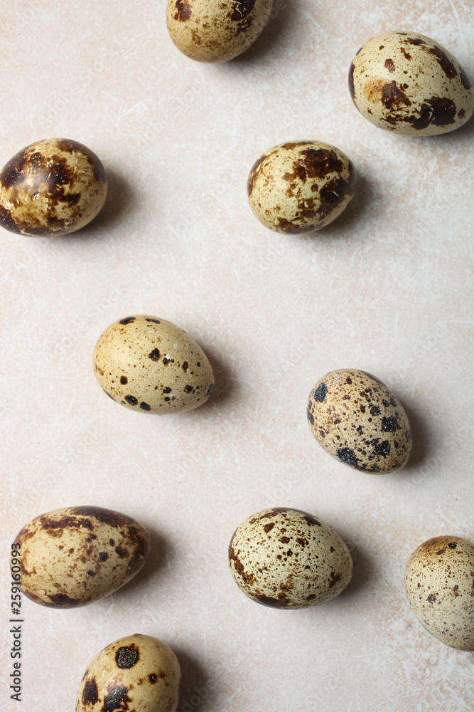 Many natural quail eggs Many natural quail eggs