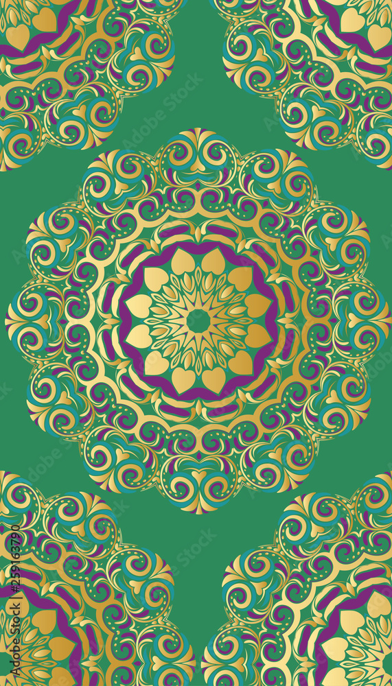 Golden floral patterns Golden floral patterns