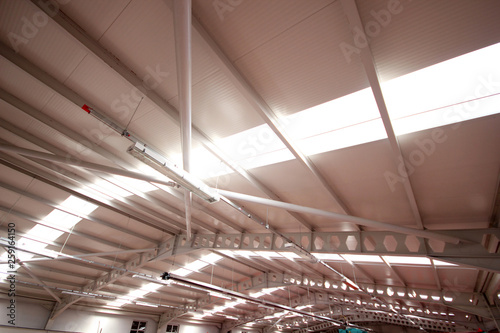 industrial factory interior ceiling