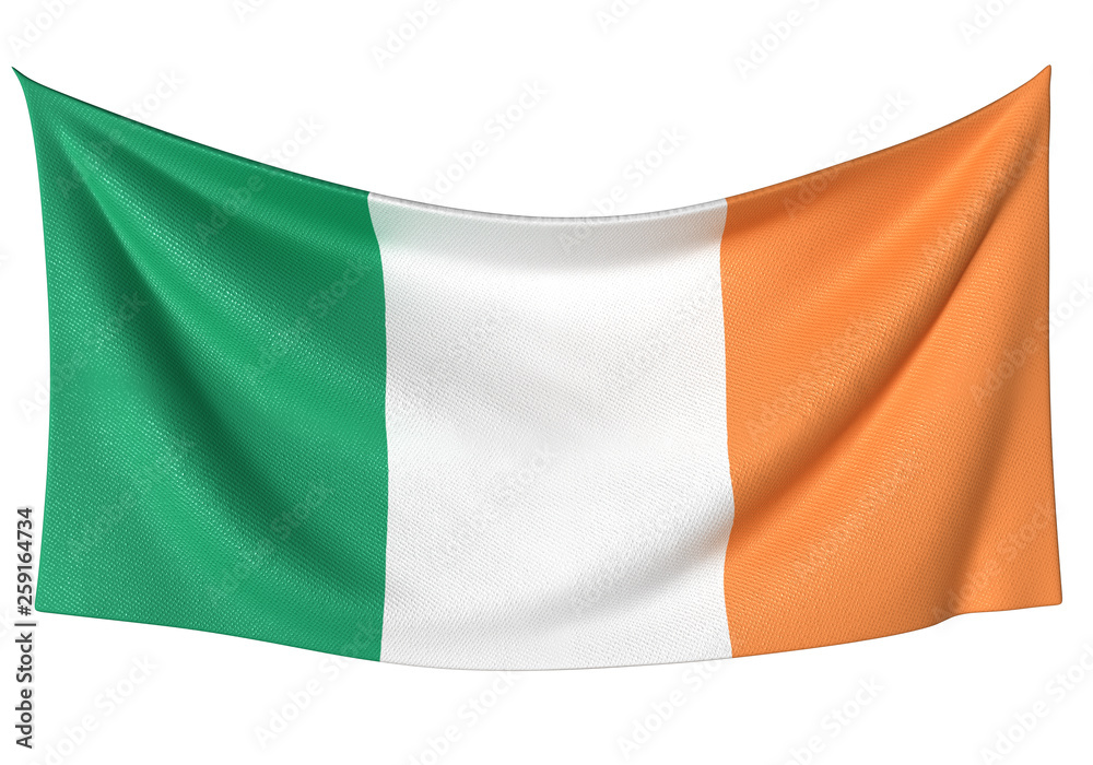 Obraz premium アイルランド 国旗 比率1:2