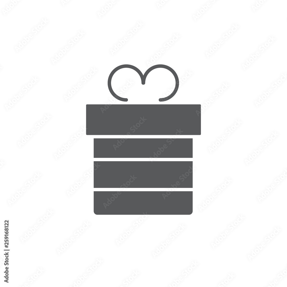 Gift box with ribbon line icon, outline vector sign, linear style pictogram isolated on white. Symbol, logo illustration. Gift box with ribbon line icon, outline vector sign, linear style pictogram isolated on white. Symbol, logo illustration.
