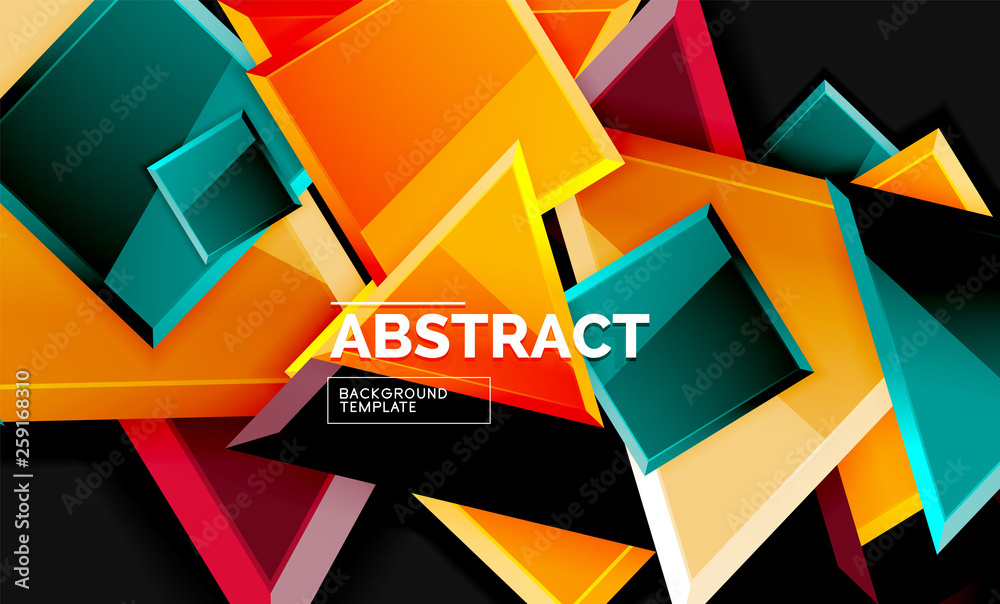 Shiny style geometric background Shiny style geometric background