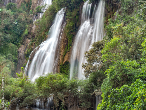 Thi lo su Waterfall. The most beautiful waterfall in Thailand  locate in Tak province. 