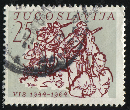 partisans on the march photo