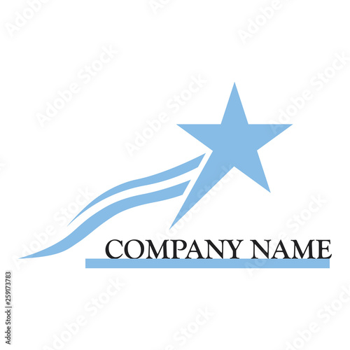 Star with waves icon. Star logo for company vector eps10 Free Download Star with waves icon. Star logo for company vector eps10 - GFXLoad