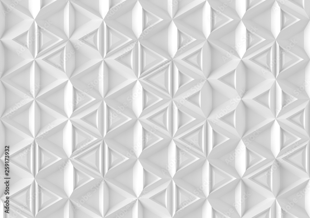 Parametric background based on triangular grid with different pattern of different volume 3D illustration Parametric background based on triangular grid with different pattern of different volume 3D illustration